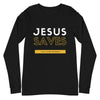 Jesus Saves Long Sleeve T-Shirt (Gold)