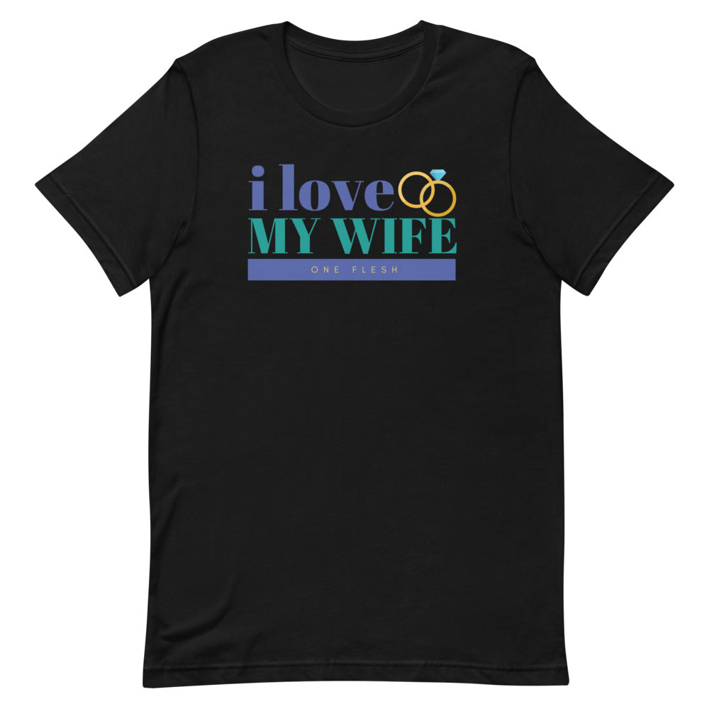 I Love My Wife T-Shirt (Blue)