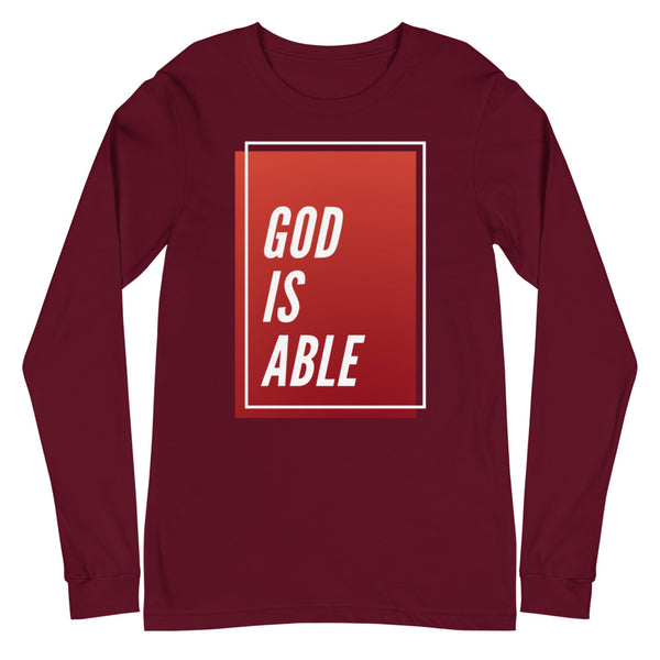 God Is Able T-Shirt Long Sleeve T-Shirt