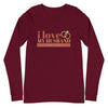 I Love My Husband Long Sleeve T-Shirt (Rust)