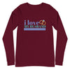 I Love My Husband Long Sleeve T-Shirt (Blue)