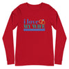 I Love My Wife Long Sleeve T-Shirt (Blue)