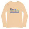 I Love My Husband Long Sleeve T-Shirt (Blue)