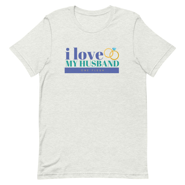 I Love My Husband T-Shirt (Blue)