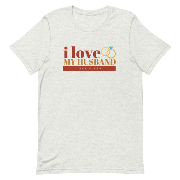 I Love My Husband T-Shirt (Rust)