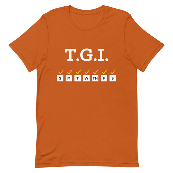 Thank God It's... (White Letters) T-Shirt