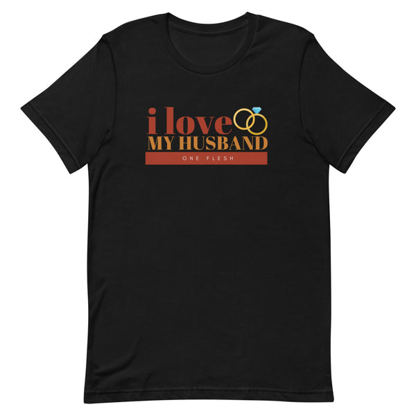 I Love My Husband T-Shirt (Rust)