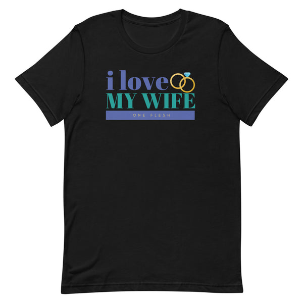 I Love My Wife T-Shirt (Blue)