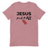 Jesus Paid It All T-Shirt (black letters)