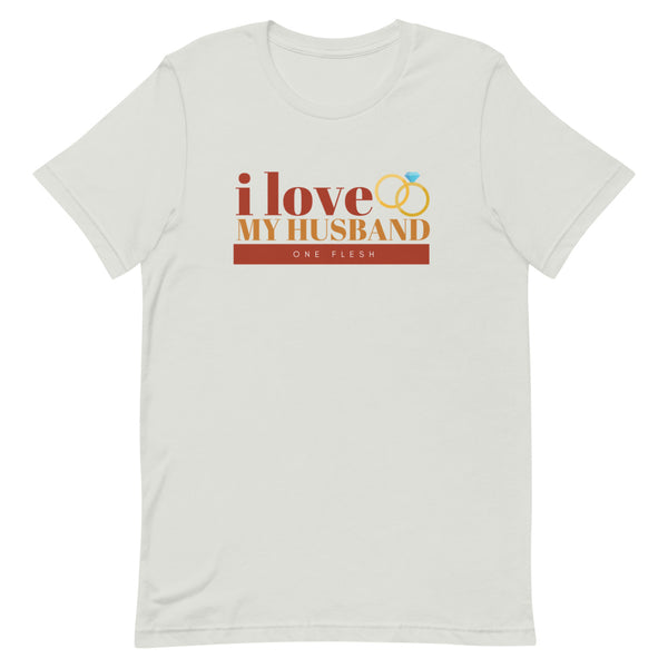 I Love My Husband T-Shirt (Rust)