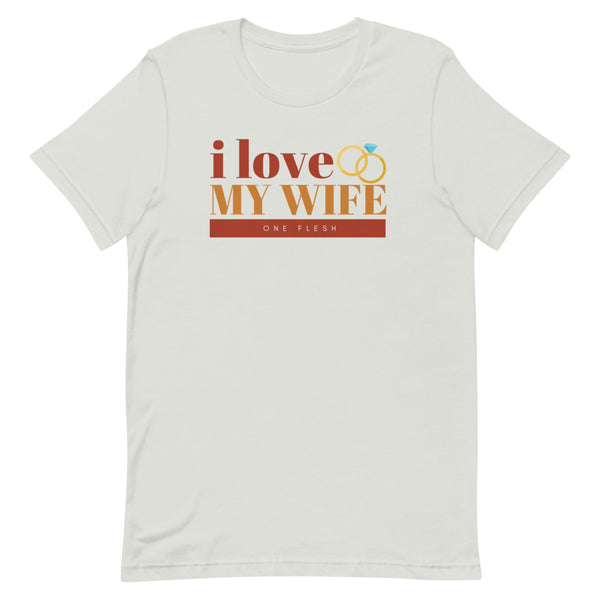 I Love My Wife T-Shirt (Rust)