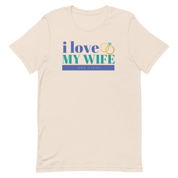 I Love My Wife T-Shirt (Blue)