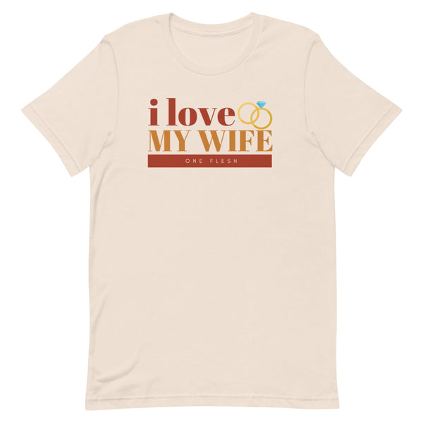 I Love My Wife T-Shirt (Rust)