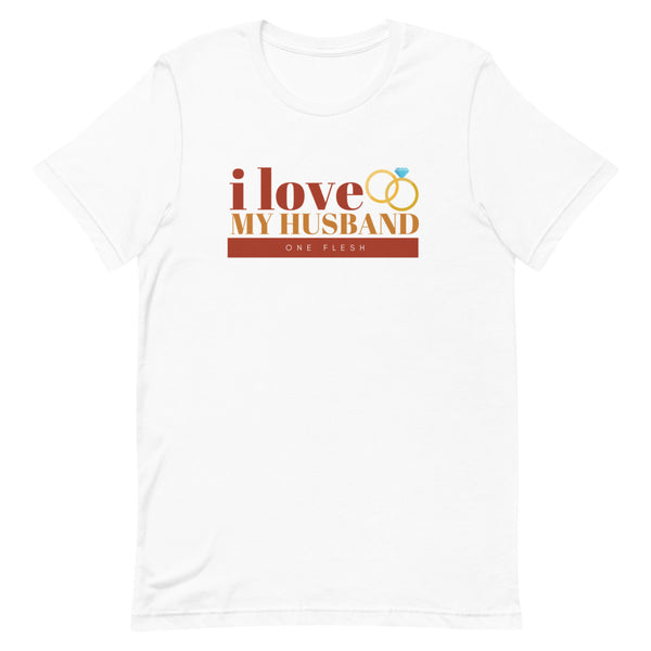 I Love My Husband T-Shirt (Rust)