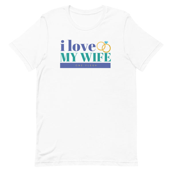 I Love My Wife T-Shirt (Blue)